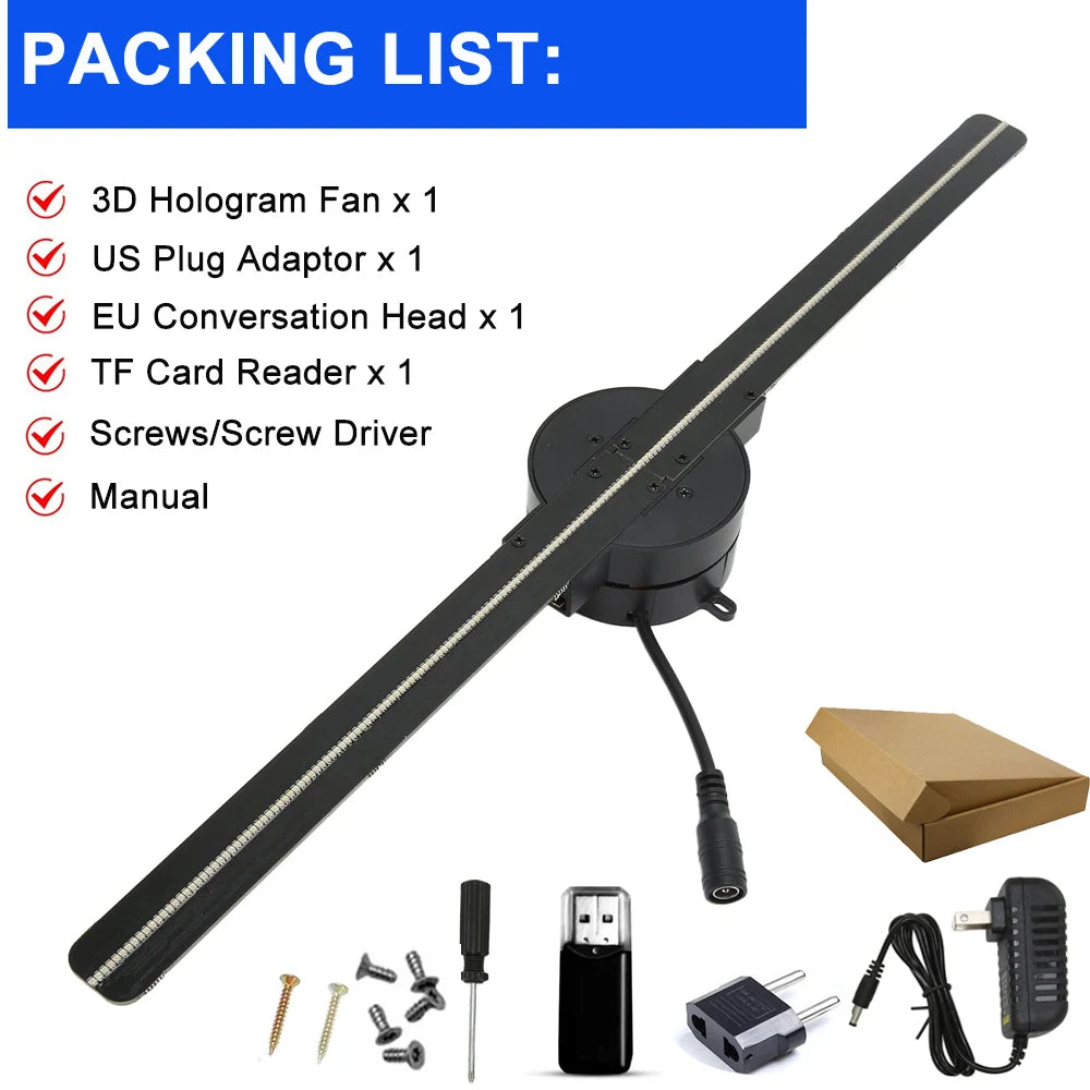 3D Hologramm Projector with App controll