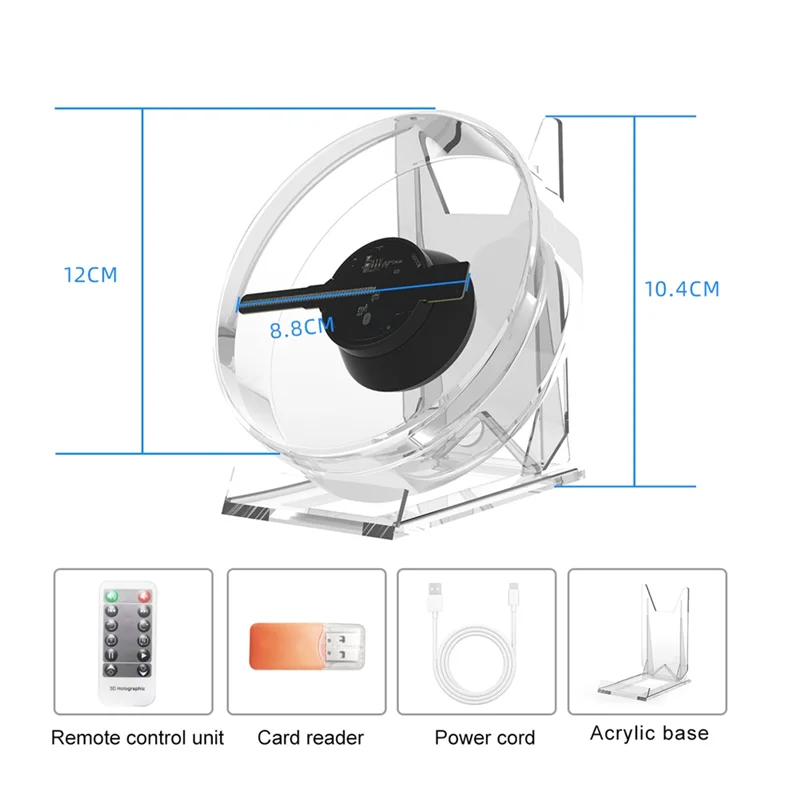 3D Fan Hologram Projector