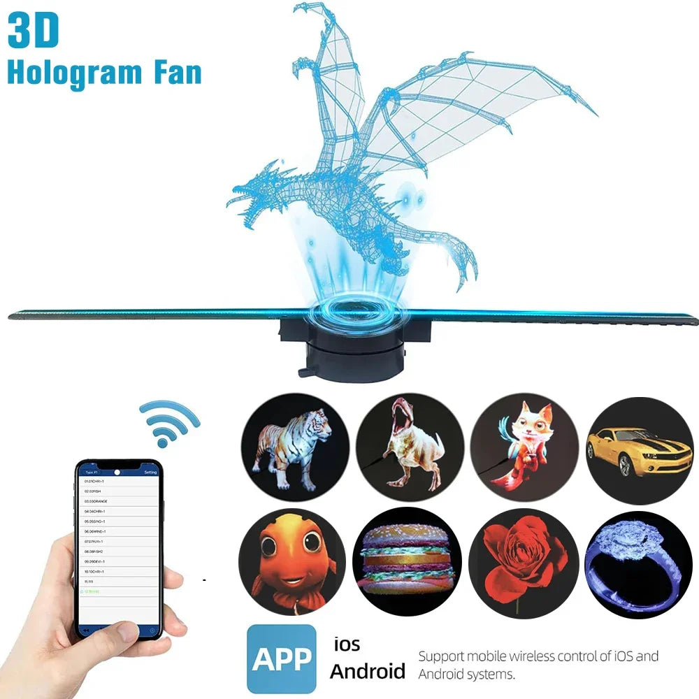 3D Hologramm Projector with App controll