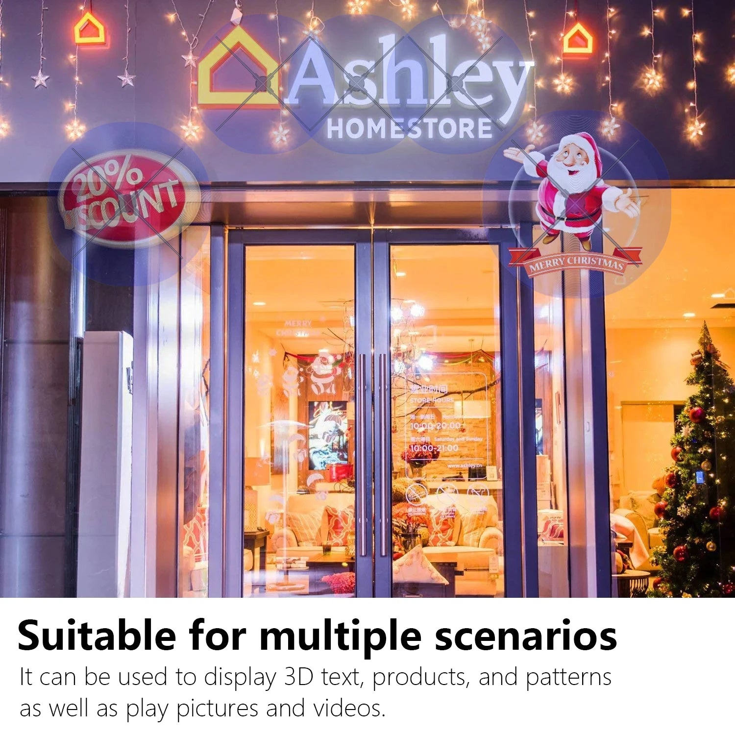 Hologram 3D Fan Projector