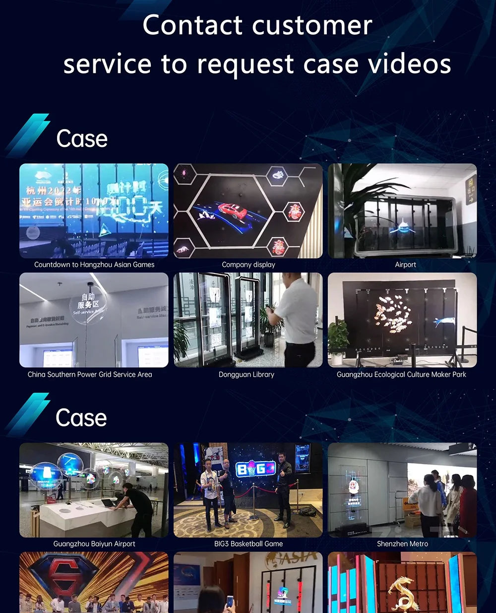 Hologram 3D Fan Projector